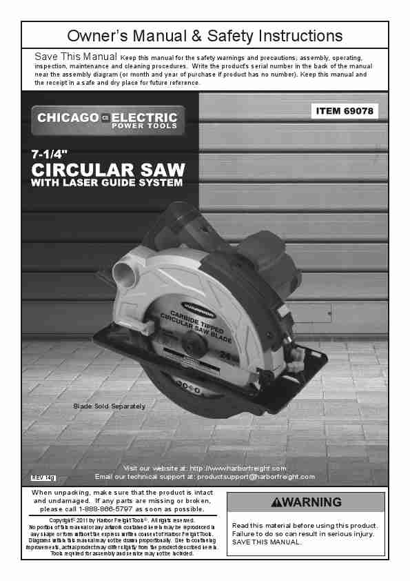 Chicago Electric Saw 69078-page_pdf